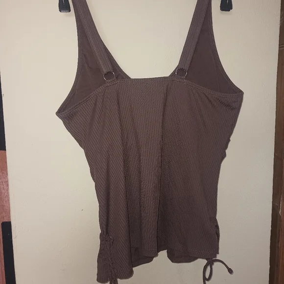 Brown two piece bathing suit - Picture 4 of 9